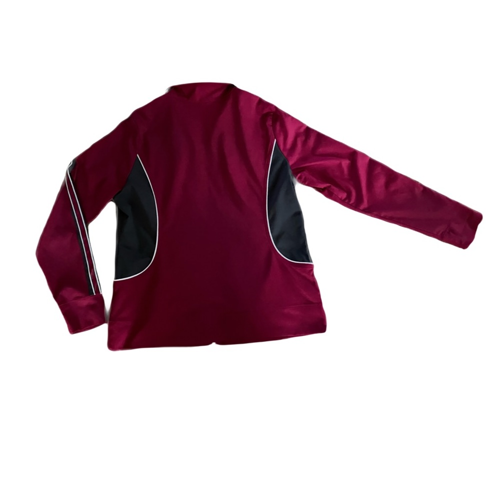 SJB Zip-Up Jacket, Sz. M, Fuchsia and Gray - Picture 2 of 9